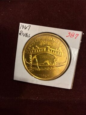 KREWE Gold-Tone Mardi Gras Commemorative Coin
